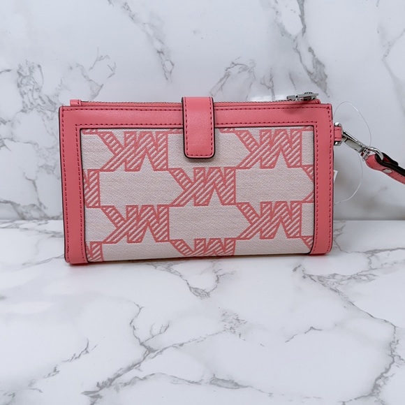 Michael Kors jet set travel large double zip wallet - Picture 5 of 10